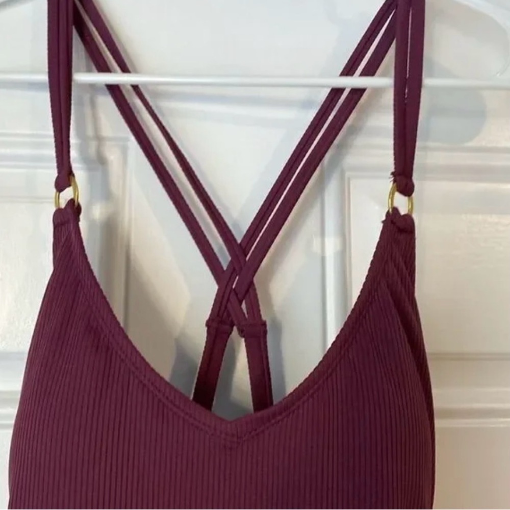 Time and Tru Mauve One-Piece Swimsuit - Picture 4 of 9